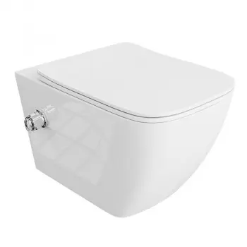 Miska WC wisząca z funkcją bidetu + deska - Lavita Parana